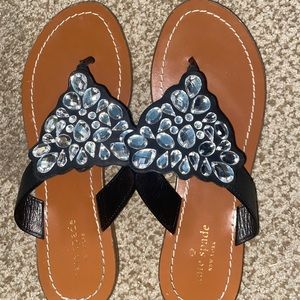 Kate Spade Cora Jeweled Thong Sandal: Size 8.5